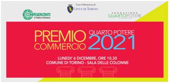 Confesercenti Torino, Premio al commercio 2021: .